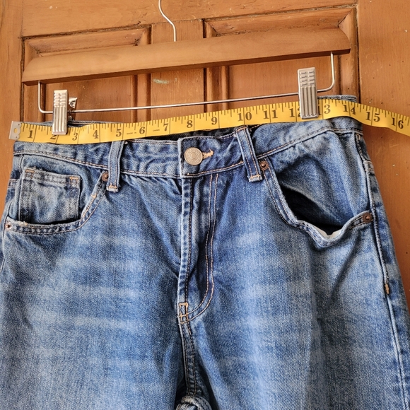 Zara High Waist Wide Leg Jeans Blue Size 4 - Picture 13 of 15